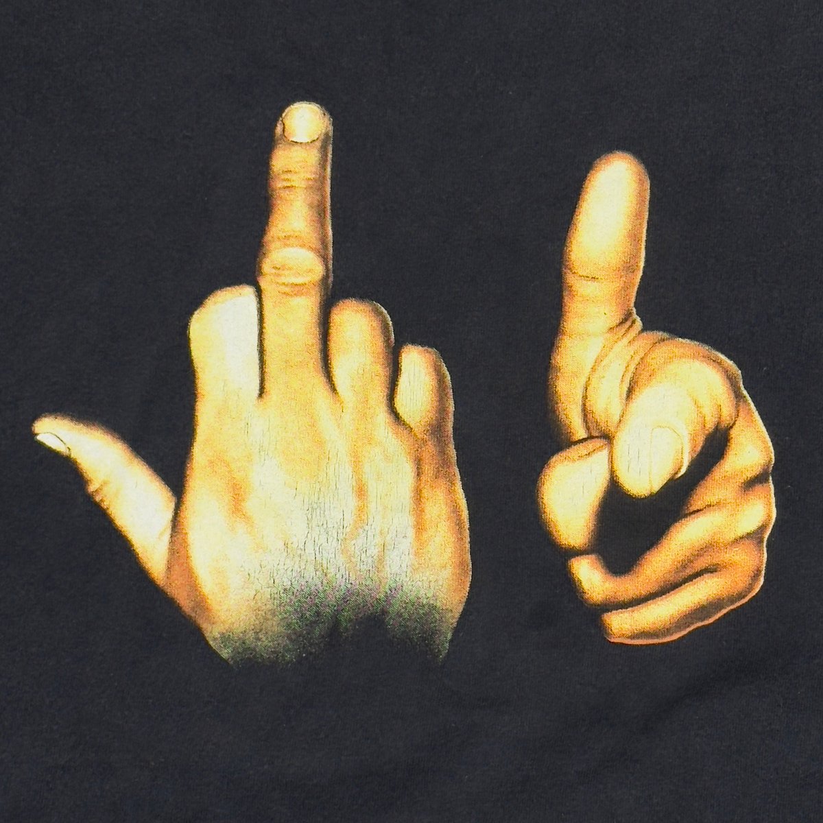 OLD & VINTAGE FUCK YOU HAND SIGN DELTA XL 8362
