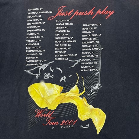 AERO SMITH SORAYAMA JUST PUSH PLAY TOUR 2001 ALSTYLE XL 0943