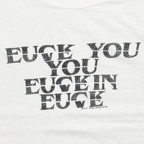greatLAnd fuck love shirt / new vintage FRUIT OF THE LOOM FITS XL 6004