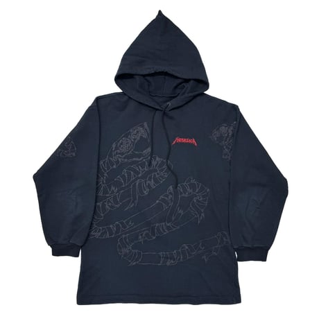 METALLICA SNAKE 3D PRINT SWEAT HOODIE FITS XL 3838