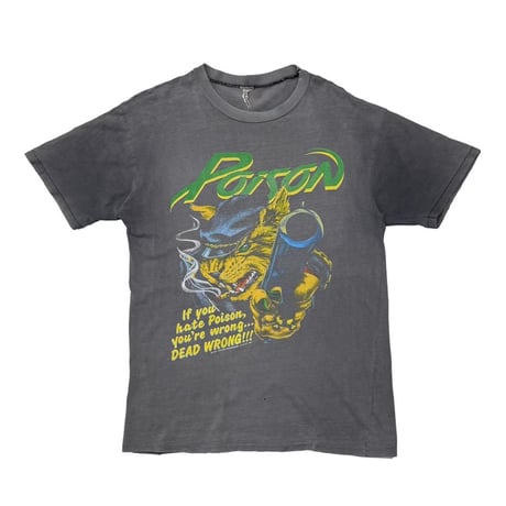 POISON SECURITY 1989 FADED FITS LARGE 0686