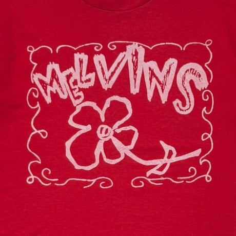 MELVINS FLOWER RED HANES MEDIUM 5082