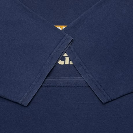 oasis Y2K ORANGE BLOCK LOGO NAVY FRUIT OF THE LOOM LARGE 8918