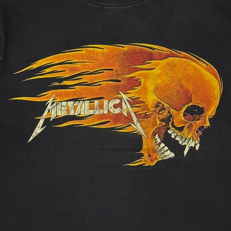 METALLICA PUSHEAD SIDE FLAME VAMPIRE SKULL FITS XL 3778