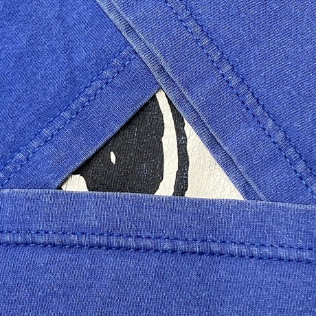 PEANUTS SNOOPY TOP DOG TOP GUN PARODY BLUE JERZEES XL 9492
