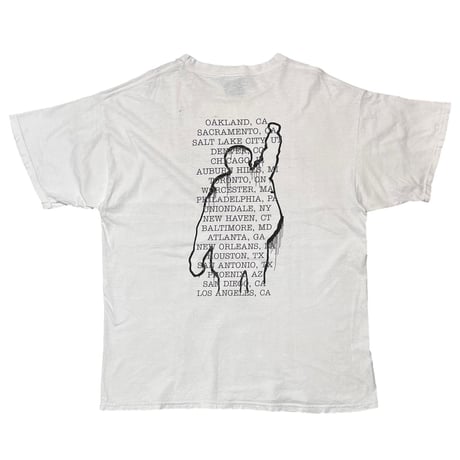 RAGE AGAINST THE MACHINE 1999 THE BATTLE OF LOS ANGELES WHITE giant FITS XL 1470