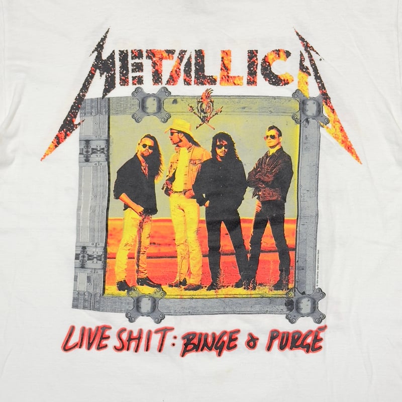 METALLICA LIVE SHIT BINGE & PURGE 1995 WHITE EU