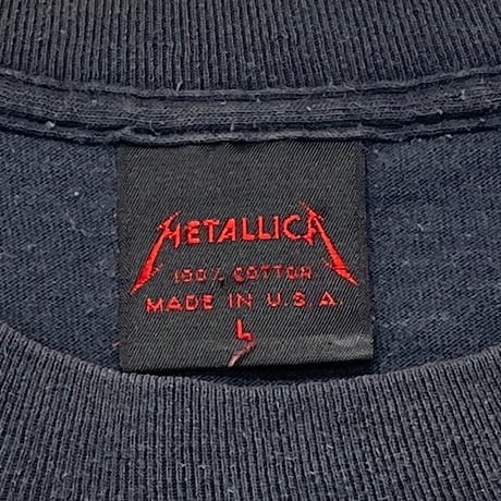 METALLICA 4 FACE 1991-92-93 METALLICA TAG LARGE 5730
