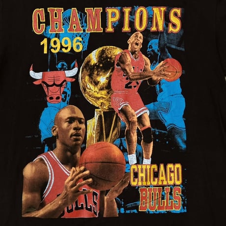 CHICAGO BULLS 1996 CHAMPIONS RAP DESIGN TOP XXL 1958