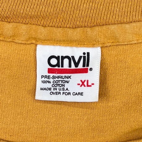 PEARL JAM nervous 70% WATER MUSTARD ANVIL XL 9961