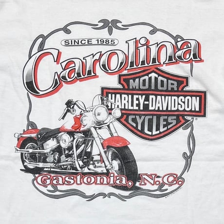 HARLEY DAVIDSON FLAME LS CAROLINA WHITE LARGE 4861