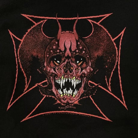 DEVILMAN PUSHEAD SKULL HOODED SWEATSHIRT FITS LARGE 2215