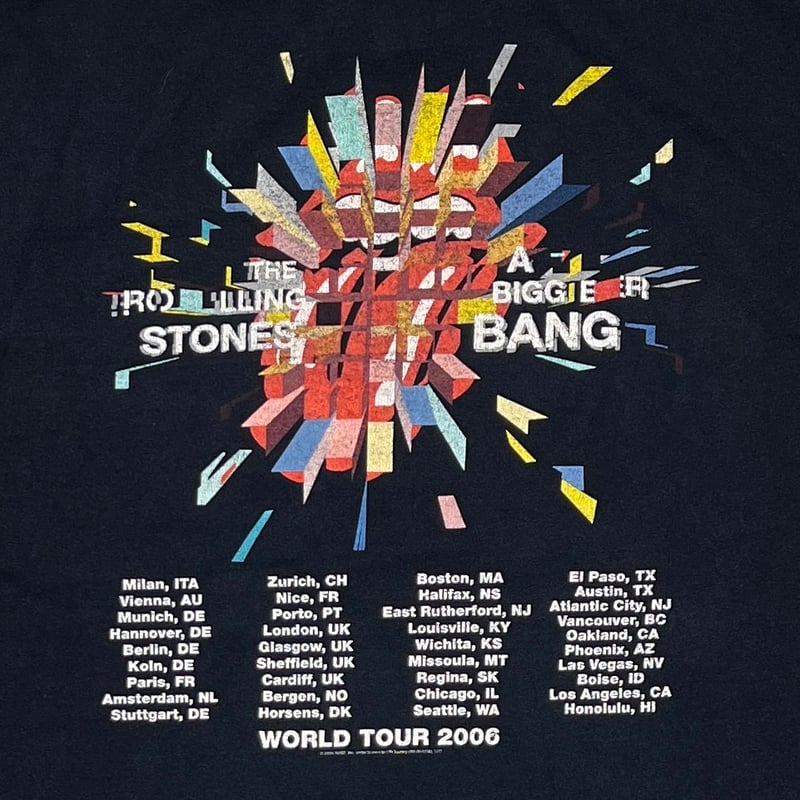 ROLLING STONES 2006 LIP & TONGUE A BIGGER BANG