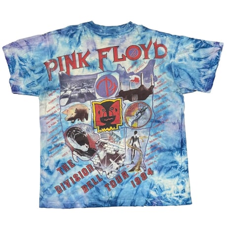 PINK FLOYD THE DIVISION BELL TOUR 1994 TIE DYE FITS XL 8471
