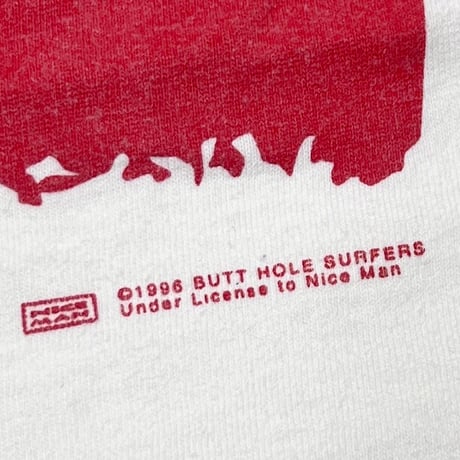BUTTHOLE SURFERS 1996 EUROPE NORTH AMERICA WHITE NICE MAN XL 2867