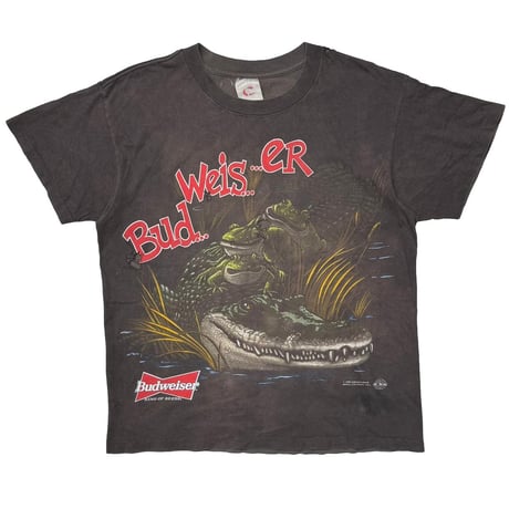 XL‼️Budweiser 1996 FROGS CROCODILE 鬼フェード XL‼️Budweiser 1996 FROGS CROCODILE 鬼フェード
