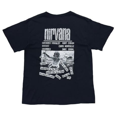NIRVANA NEVERMIND BOOTLEG MEMBER PHOTO FRUIT OF THE LOOM MEDIUM 6301