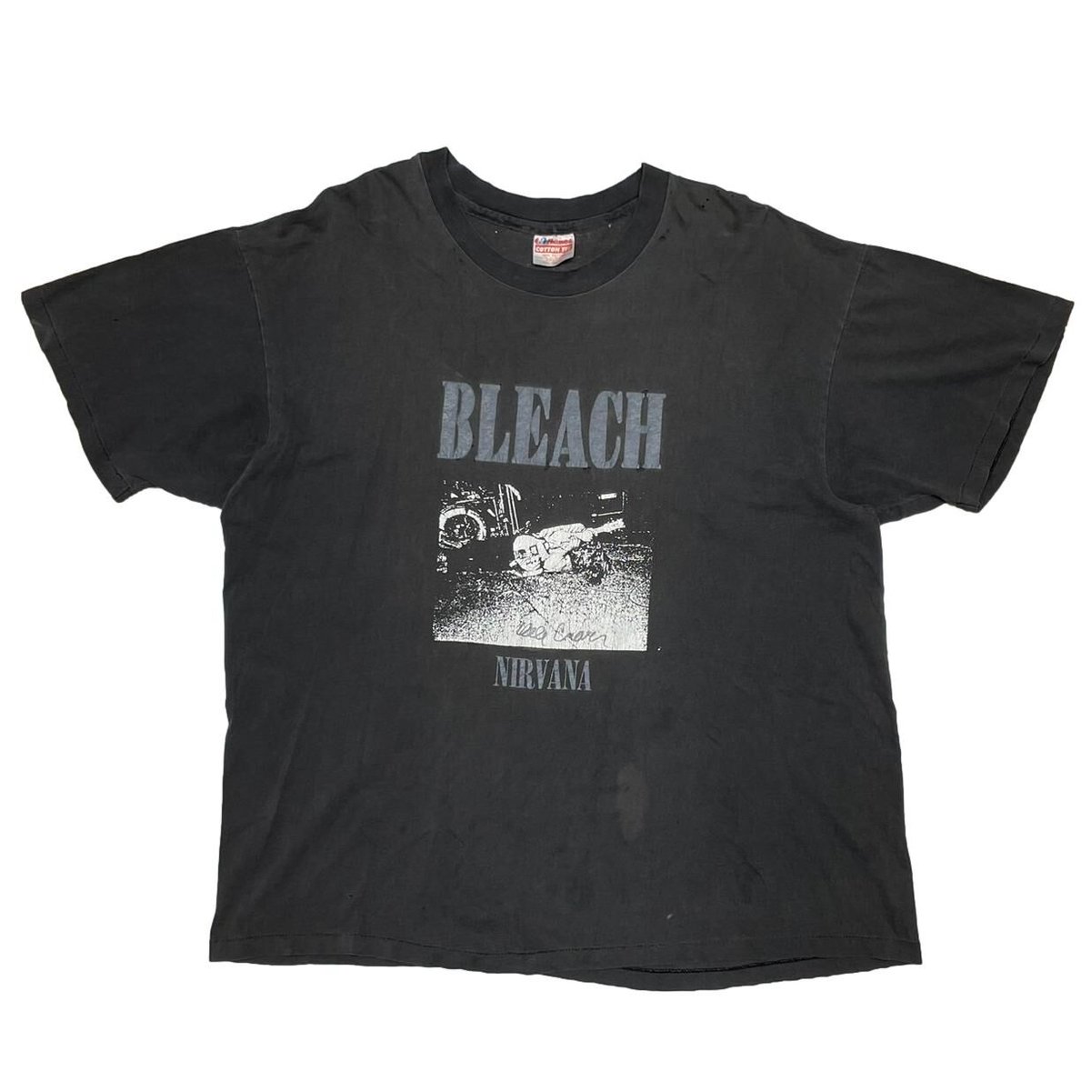 NIRVANA BOOTLEG 4枚セット NIRVANA BLEACH BOOTLEG WITH AUTOGRAPH HANES XXL