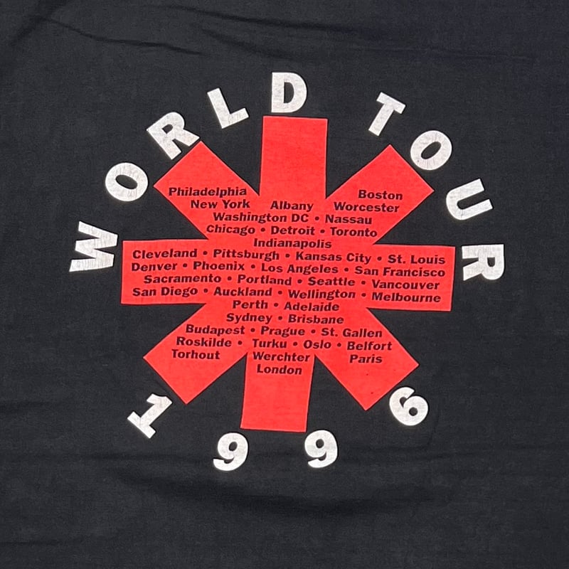 RED HOT CHILI PEPPERS WORLD TOUR 1996 CIRCLE LO