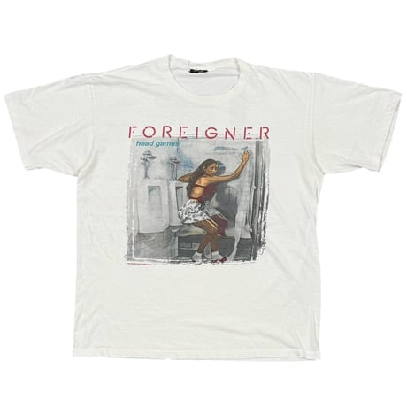 FOREIGNER HEAD GAMES TOUR 1998 WHITE FITS XL 9917