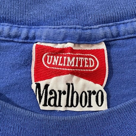 Marlboro UNLIMITED COYOTE POCKET TEE BLUE FITS LARGE 8