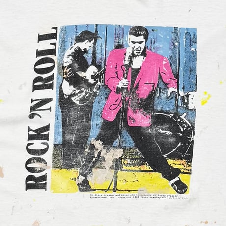 ELVIS PRESLEY ROCK'N ROLL PAINTED WHITE FOTL XL 4053