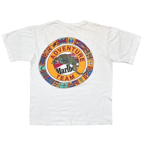 Marlboro ADVENTURE TEAM POCKET TEE WHITE FITS XL 6631