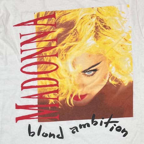 MADONNA BLOND AMBITION WORLD TOUR 1990 WHITE FITS LARGE 3788