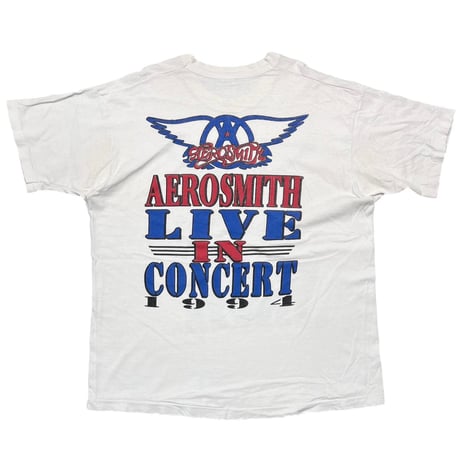 AEROSMITH US TOUR 1994 MEMBER PORTRAIT BOOTLEG WHITE XL 4021
