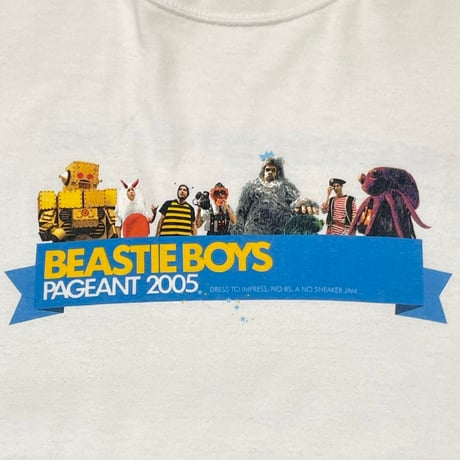 BEASTIE BOYS PAGEANT 2005 JAPAN TOUR WHITE ANVIL LARGE 4532