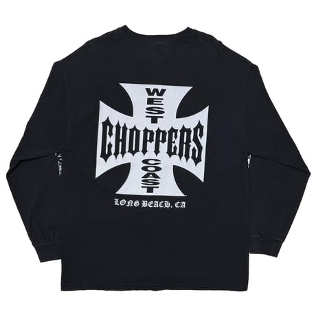 WEST COAST CHOPPERS IRON CROSS WHITE LS ALSTYLE XL 8176