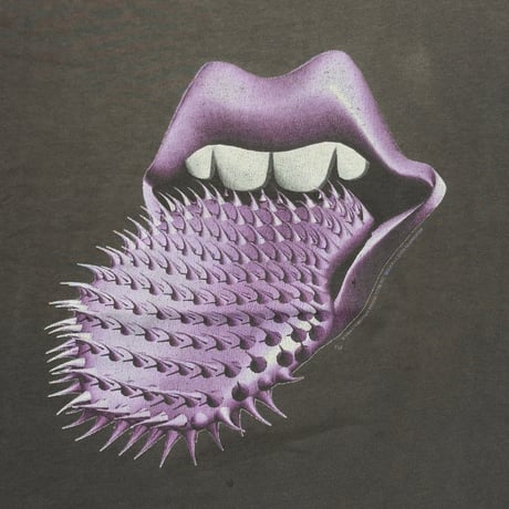 THE ROLLING STONES PURPLE SPIKE TONGUE BROCKUM LARGE 6773