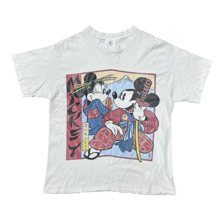 DISNEY VINTAGE GEISHA MICKEY MINNEY FIT LIKE LARGE 4775