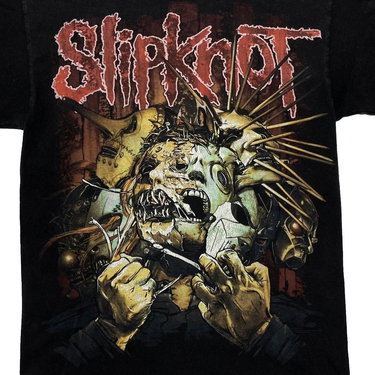 flagstuff slipknot tシャツ　SHAVE THE MASK M SLIPKNOT SHAVE THE MASK FITS スリップノット 古着 - メルカリ