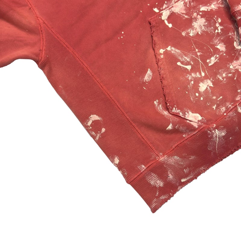 greatLAnd ORIGINAL CLUNKERS HOODIE RED PAINTED greatLAnd ORIGINAL CLUNKERS HOODIE RED PAINTED