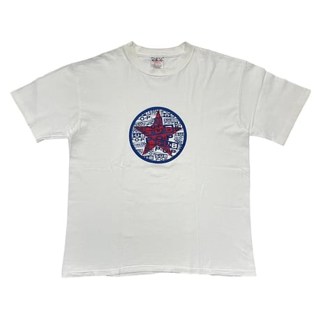 SUB POP RECORDS CIRCLE STAR ONEITA LARGE WHITE 2714