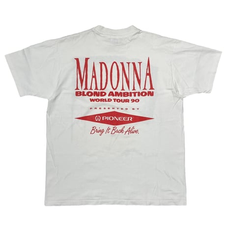 MADONNA 1990 BLOND AMBITION PRESENTED BY PIONEER WHITE ANVIL XL 3554