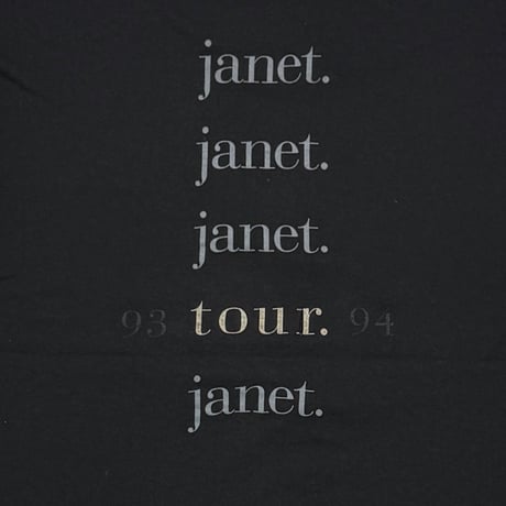 JANET JACKSON TOUR 93-94 HANES XL 8285
