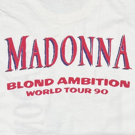 MADONNA BLOND AMBITION WORLD TOUR 1990 WHITE MEDIUM 3981