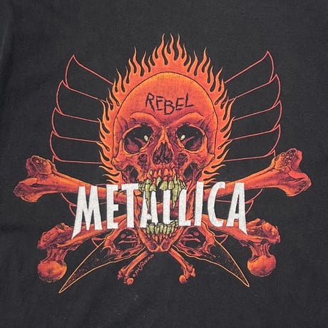 METALLICA PUSHEAD YING YANG LABEL SKULL GIANT LARGE 7432