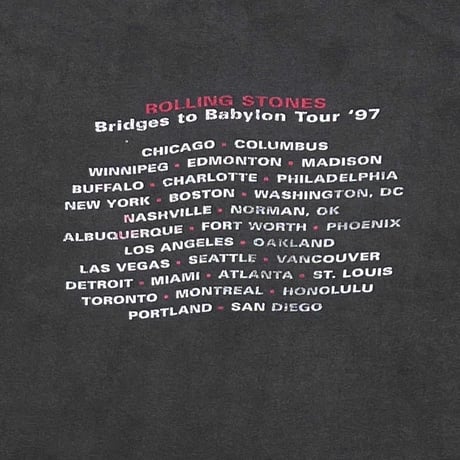 ROLLING STONES BRIDGES TO BABYLON SPRINT PRESENTS FITS XL 8698