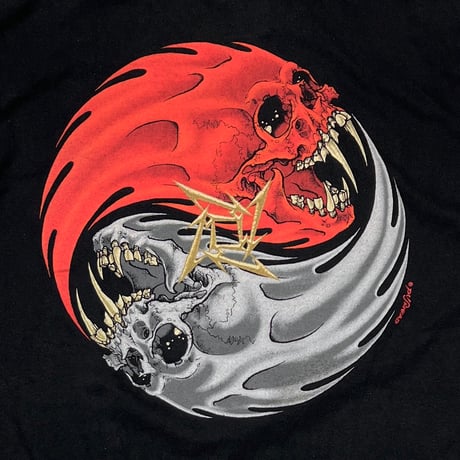 METALLICA PUSHEAD YING YANG REBEL SKULL GIANT FITS LARGE 5001