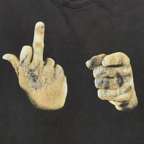 OLD & VINTAGE FUCK YOU HAND SIGN FITS XL 8534