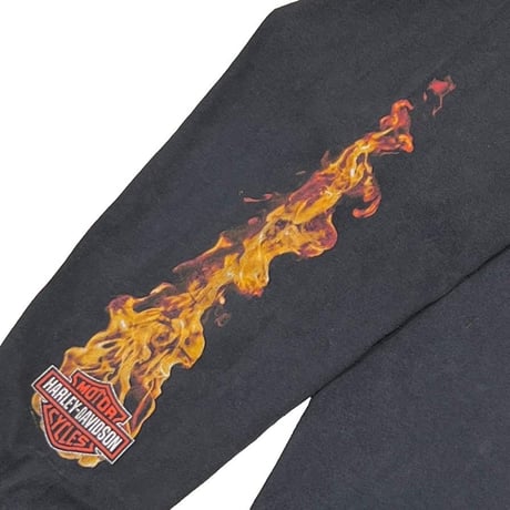 HARLEY DAVIDSON EAGLE FLAME SLEEVE LS XL 4263