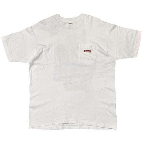 Marlboro CACTUS RODEO COUNTRY STORE POCKET WHITE FRUIT OF THE LOOM XL 7380