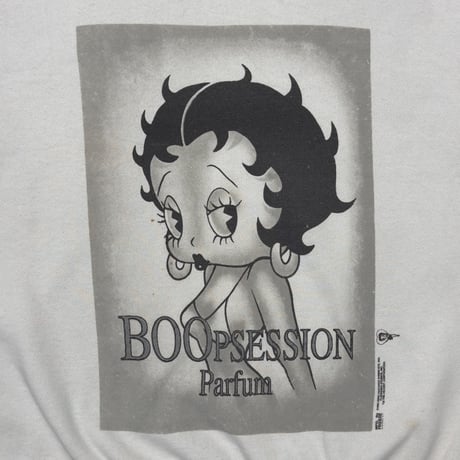 BETTY BOOP BOOPRESSION Parfum Calvin Klein PARODY CREWNECK SWEATSHIRT WHITE FITS XL-XXL 3896