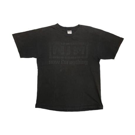 NINE INCH NAILS NOW I'M NOTHING TEE BLACK MURINA LARGE 0677