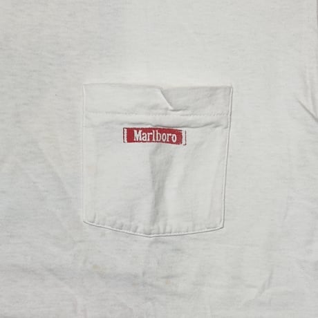 Marlboro CACTUS POCKET TEE WHITE FRUIT OF THE LOOM XL 1825