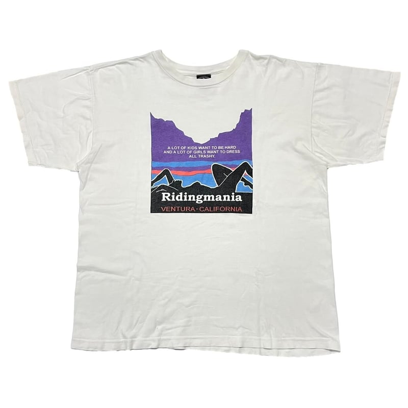 Ridingmania Tシャツ ホワイト RIDINGMANIA “I want your bike” Tシャツ | Poppin' P