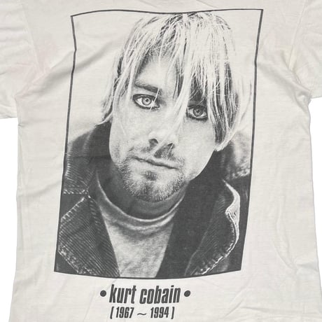NIRVANA KURT COBAIN MEMORIAL WHITE EURO LARGE 4631